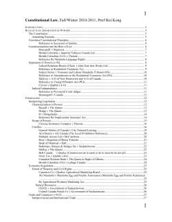 rule of law, separation of powers, judicial independence - LSA