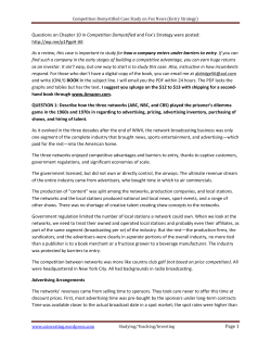 Competition Demystified Case Study on Fox News (Entry Strategy)