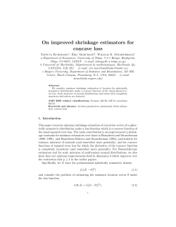 On improved shrinkage estimators for concave loss