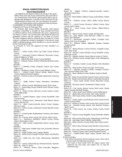 KHSAA COMPETITION RULES Governing Baseball