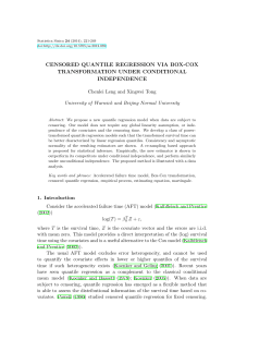 censored quantile regression via box