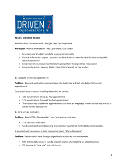 Meeting Takeaways - GM Women`s Retail Network