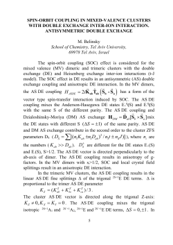 Antisymmetric Double Exchange in Mixed