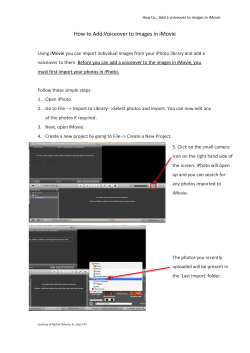 How to Add Voiceover to Images in iMovie