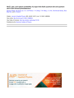Noise, gain, and capture probability of p-type InAs