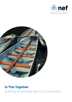 In This Together Building knowledge about co