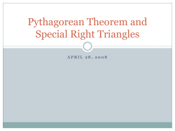 Pythagorean Theorem