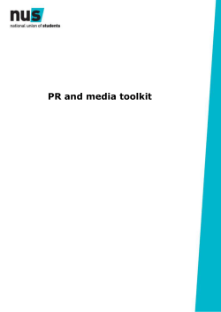 PR and media toolkit
