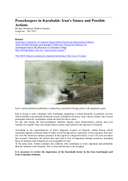 Peacekeepers in Karabakh: Iran`s Stance and Possible Actions By