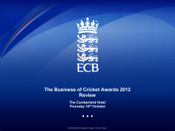Best Friends Life t20 Campaign - The Business of Cricket Awards