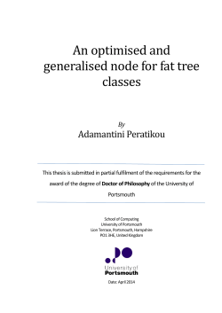 An optimised and generalised node for fat tree classes