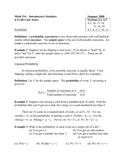Introductory Statistics Summer 2008 6-11