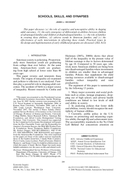 schools, skills, and synapses