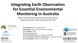 Integrating Earth Observation for Essential Environmental