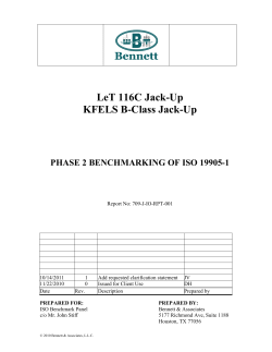 LeT 116C Jack-Up KFELS B-Class Jack-Up