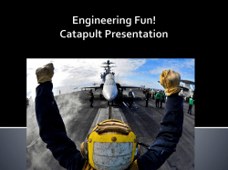 Catapult Presentation.