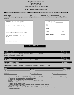 Physical Exam Form - Holy Cross Head Start