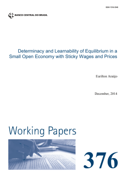 Determinacy and Learnability of Equilibrium in a