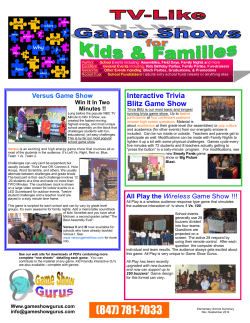 Interactive Trivia Blitz Game Show