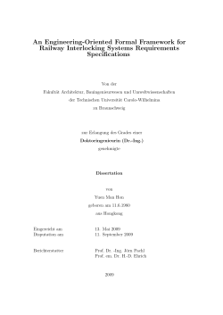 An Engineering-Oriented Formal Framework for Railway Interlocking