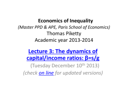 Economics of Inequality