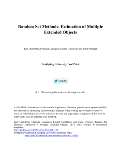 Random Set Methods: Estimation of Multiple Extended Objects