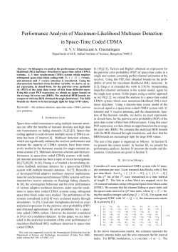 Performance Analysis of Maximum-Likelihood Multiuser