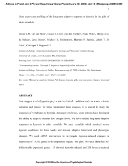 Low oxygen levels play a role in several clinical