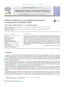 Sufficient conditions for rate-independent hysteresis in