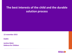 Defence for Children &ndash; the Netherlands