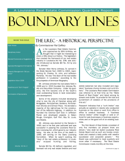 boundary lines boundary lines - Louisiana Real Estate Commission