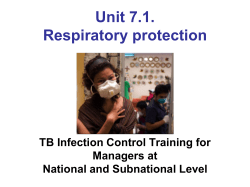 Respiratory protection