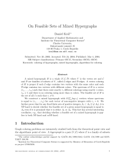 On Feasible Sets of Mixed Hypergraphs