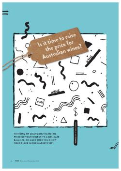 thinking of changing the retail price of your wines? - Ehrenberg