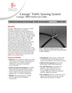 Canoga™ Traffic Sensing System