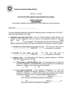 15-16/08 Prop 39 CCC/IOU Lighting Project