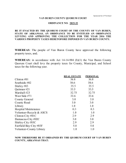2015-32 2016 Tax Collection Approval