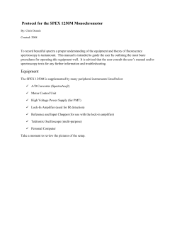 Protocol - UTSA Physics