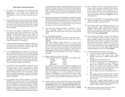 2016 Rules and Regulations - Kansas City Barbeque Society