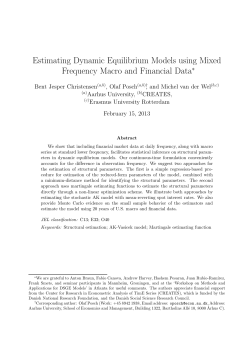Estimating Dynamic Equilibrium Models using
