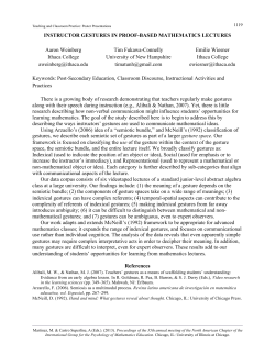 Instructor Gestures in Proof-Based Mathematics Lectures.