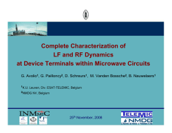 Complete Characterization of LF and RF Dynamics at