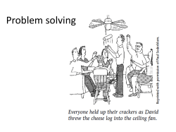 Obstacles to Problem Solving