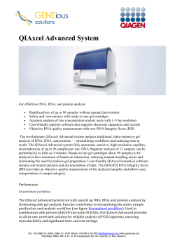 QIAxcel Advanced System