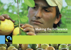 Making the Difference - Fairtrade International