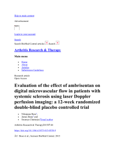 Evaluation of the effect of ambrisentan on digital microvascular flow