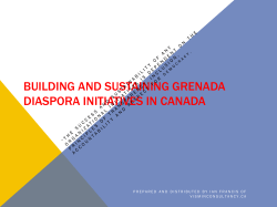 the grenada diaspora in canada