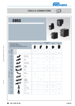 Univer - Coils and connectors - Series U05 U1 U2 U3
