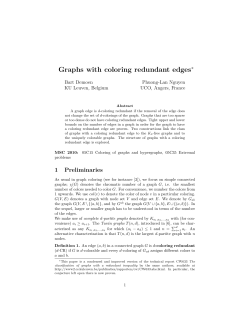Graphs with coloring redundant edges - Lirias