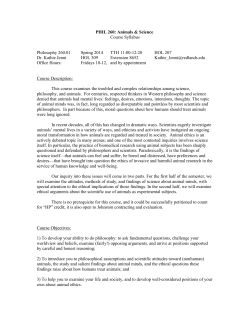 Kathie Jenni - Animals and Society Institute